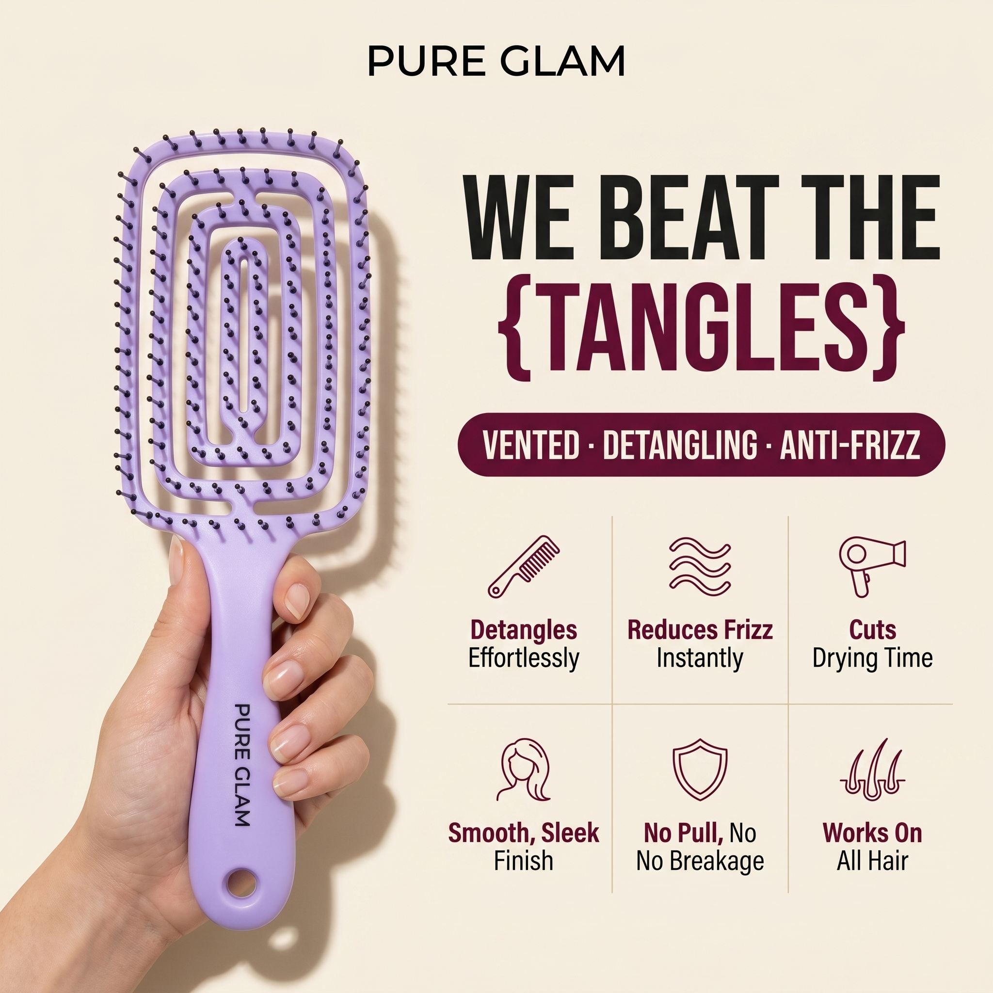 Vented Detangling Brush