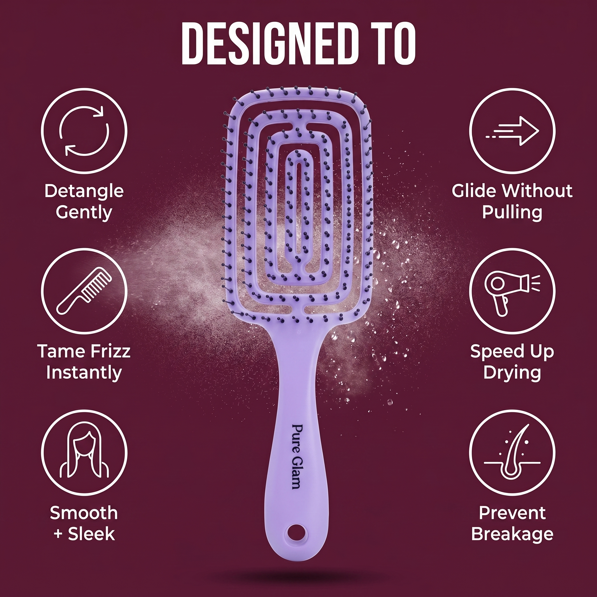 Vented Detangling Brush